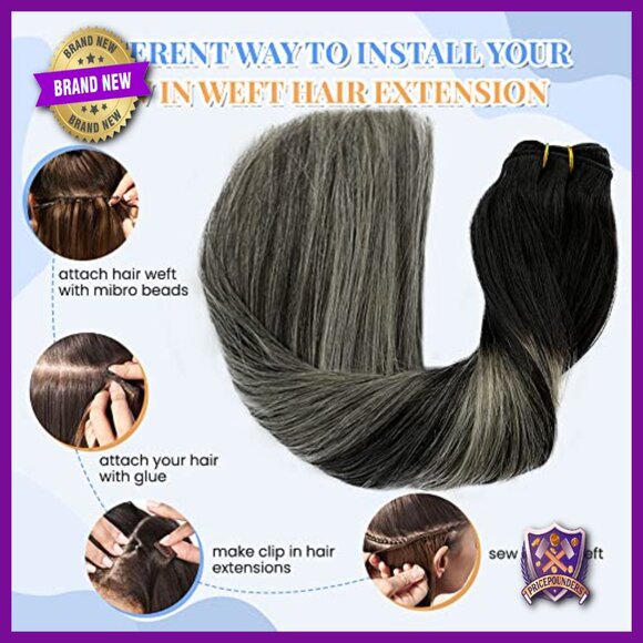 20 Inch Sew In Human Hair Extensions Double Weft 100 Gram Remy Hair main image 7